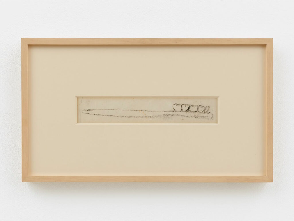 Boceto de The Critic Smiles, de Jasper Johns