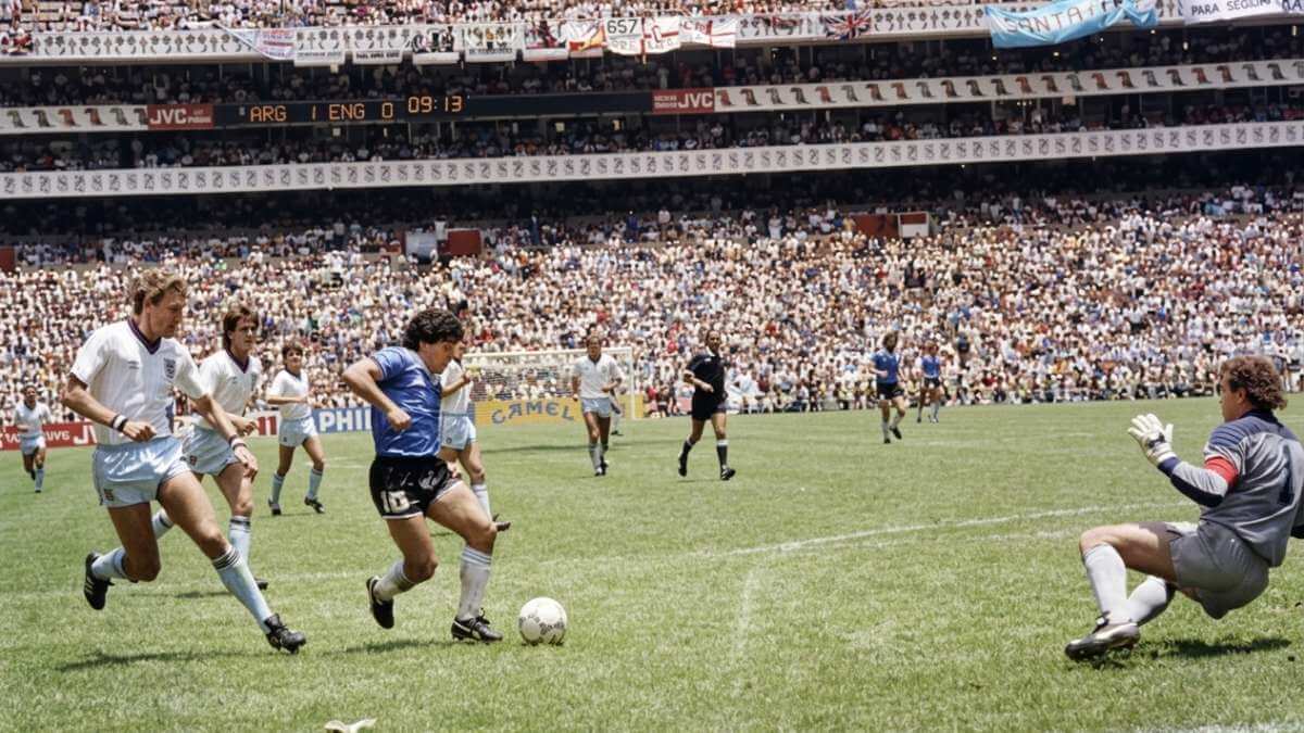 gol maradona contra inglaterra 1986